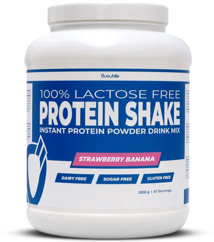Ovowhite Protein Shake sabor Strawberry Banana
